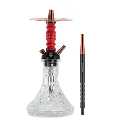 [RI1436] Cold Smoke Mini Arrow Gold Rose + Resina (Rojo)