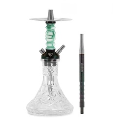 [RI1438] Cold Smoke Mini Arrow Silver + Resina (Verde)