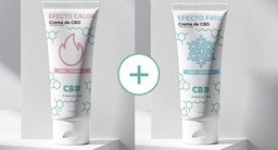 Pack Geles CBD Crosszion - Efecto Calor y Efecto Frío - 2x75 ml